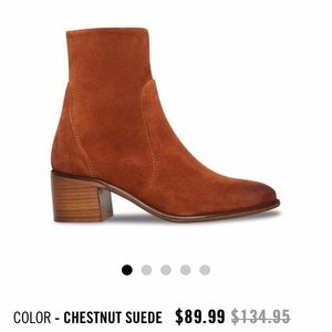 Steve Madden real suede booties